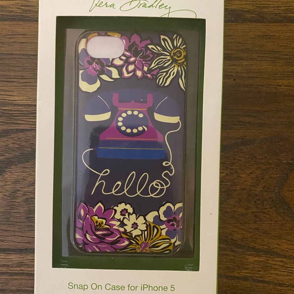 NEW Vera Bradley iphone 5/5s Case